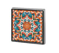 Stars Eastern Pattern Backpack Pin Cute Brooch Decoration Brooches for Women Mens Lapel Pins for Suits Fashion Button Badges for Hat Backpacks Purses Jackets Shirt Suit Lapels-Square