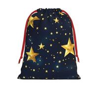 Stars Eastern Pattern Print Drawstring Gift Bag,Party Gift Bags,Reusable Christmas Drawstring Wrapping Bags