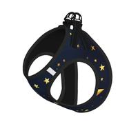 Stars Eastern Pattern Print Reflective No Choke Pet Vest Harness,Adjustable Soft Padded Dog Harness With Easy Control Handle
