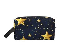 Stars Eastern Pattern Print Toiletry Bag for Men Travel Toiletry Bag, Spacious Capacity Cosmetic Bag for Women