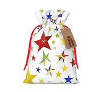 Stars Eastern Stars Gift Bag with Handles and tag, Perfect for Christmas, Birthday, Wedding or Daily Gift - (M)