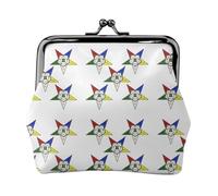Stars Eastern Stars Print Coin Purse Wallet Buckle Kiss Lock Change Purse Change Holder Wallet Coin Purse