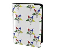 Stars Eastern Stars Print Passport Holder for Travel,Wallet Case RFID Blocking Leather Card Slot Protector