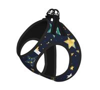 Stars Eastern Stars Print Reflective No Choke Pet Vest Harness,Adjustable Soft Padded Dog Harness With Easy Control Handle