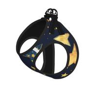 Stars Eastern Stars Print Reflective No Choke Pet Vest Harness,Adjustable Soft Padded Dog Harness With Easy Control Handle