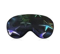 Stars Eye Mask, Side Sleeping Mask Light Blindfold Sleeping Mask Nose Pad and Elastic Band for Children Women and Men