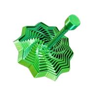 Stars Fidget - Flexible Moving Spiral Shapes, Modern Handheld Sensory Plaything, Quiet Concentration Tool, Engaging Attention Builder Gadget, ADHD And Resource, Pocket Size ABS