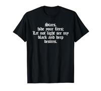 Stars Hide Your Fires Macbeth Shakespeare Quotes TShirt T-Shirt
