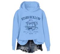 Stars Hollow Hoodie, Stars Hollow Where You Lead I Will Follow Shirt, Unisex Sweatshirt Sky Blue