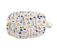 Stars Hollow TV Show Inspired Gift Cosmetic Bag Luke's Fans Lorelai & Rory Gift Makeup Zipper Pouch, luke mb, 0