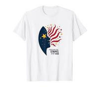 Stars in My Eyes, Stripes On My Mind T-Shirt, Men, White, XXL