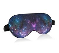 Stars in Space A Nebulae Universe Eye Masks Cover Blocks Light Sleep Mask Shade Cover Blindfold Relaxing Eyeshade Cover with Adjustable Head Strap for Men Women Kids