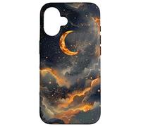 Stars Moons Astral Celestial Surreal Dark Academia Aesthetic Case for iPhone 16