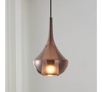 Stars of Light Almoster hanging light, copper, Ø 25 cm, glass