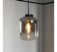 Stars of Light Bulciago hanging light, black/clear, Ø 25 cm
