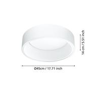 Stars of Light Marghera LED ceiling light, white, Ø 45 cm