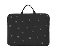 Stars On Black Background, 14 Inch Laptop Sleeve, Notebook Bag Laptop Case Sleeve Briefcase with Handle