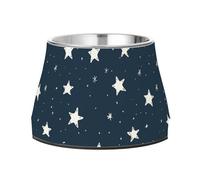Stars Pets Food Bowls Non Skid Stainless Steel Pets Water Bowls for Loving Pet Comfort Feeding