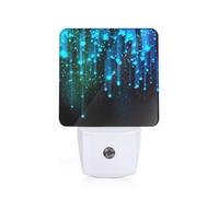 Stars Plug-in Led Night Light with Motion Sensor Dusk to Dawn Sensor Backlit Nightlight for Bedroom Bathroom