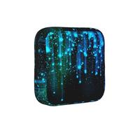 Stars Print Sanitary Pad Storage Bag, Sanitary Pad Bags, Portable Period Bag with Zipper for Female Girls