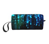 Stars Print Travel Storage Case Portable Cosmetic Pouch Zippered Organizer Bag for Orderly Arrangement