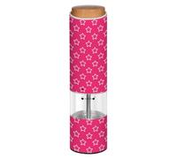 Stars Shape Fuchsia Salt and Pepper Grinder Electric Spice Grinder