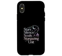 Stars Silence Souls Stargazing Unit Case for iPhone X/XS