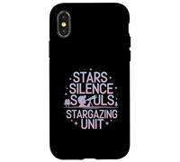 Stars Silence Souls Stargazing Unit Cosmic Case for iPhone X/XS