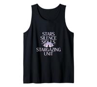 Stars Silence Souls Stargazing Unit Cosmic Tank Top