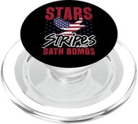 Stars Stripes and Bath Bombs Patriotic Eagle Graphic PopSockets PopGrip for MagSafe