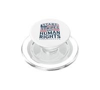 Stars, Stripes And Human Rights Patriotic USA PopSockets PopGrip for MagSafe