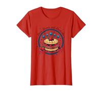 Stars, Stripes, and Shortcake T-Shirt, Women, Red, XL