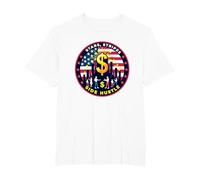 Stars, Stripes, and Side Hustle T-Shirt, Men's Big and Tall, White, 6X Tall