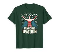 Stars, Stripes and Standing Ovation T-Shirt, Men, Dark Green, 3X-Large