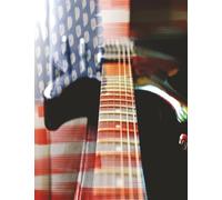 Stars, Stripes, and Strings; American Flag Guitar Notebook: USA Composition Book | Music Themed Journal | Writing Music | School Supplies for Students or Teachers | 100 Pages | College Ruled