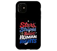 Stars, Stripes & Basic Human Rights Advocacy Case for iPhone 11