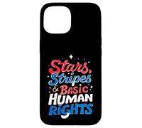 Stars, Stripes & Basic Human Rights Advocacy Case for iPhone 15