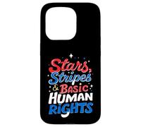 Stars, Stripes & Basic Human Rights Advocacy Case for iPhone 15 Pro