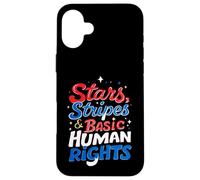 Stars, Stripes & Basic Human Rights Advocacy Case for iPhone 16 Plus