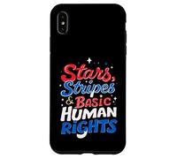 Stars, Stripes & Basic Human Rights Advocacy Case for iPhone XS Max