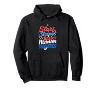 Stars, Stripes & Basic Human Rights Advocacy Pullover Hoodie
