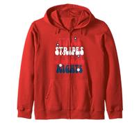 Stars, Stripes & Equal Rights Patriotic Equality 4th of July Zip Hoodie