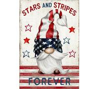 Stars Stripes Gnome 300 Piece Wood Puzzle For Adults Jigsaw Puzzles Educational Challenge DIY Game Home Wall Art Decoration