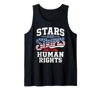 Stars Stripes Human Rights Equality Equity USA 4th of July Tank Top
