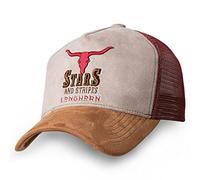 STARS & STRIPES Longhorn Western Trucker Cap, beige, One Size Fits All