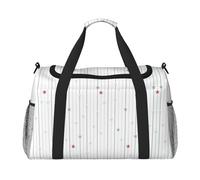 Stars Stripes Vector Travel Duffel Bag Large Foldable Waterproof Overnight Bag Beach Swim Bags Pool Sports Gym