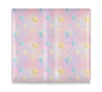 Stars Sweet Blush Color Leather Auto Registration Insurance & ID Card Holder Essential Car Wallet Case for Driver Auto Owners Trailer Motorcycle Boat, stars sweet blush color, One Size