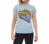 Stars T-Shirt Kiss Light Blue XL