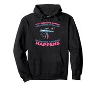 Stars Telescope - Space Astronomer Pullover Hoodie