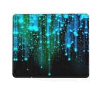 Stars Thick Comfort Mouse Pad with Lock Edge Design, Large Non-Slip Rubber Base Desk Mat for Office
